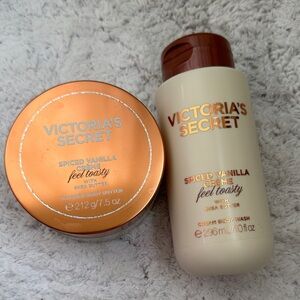 SOLD OUT Victoria's Secret Spiced Vanilla Crème Body Wash & Butter Set - new!